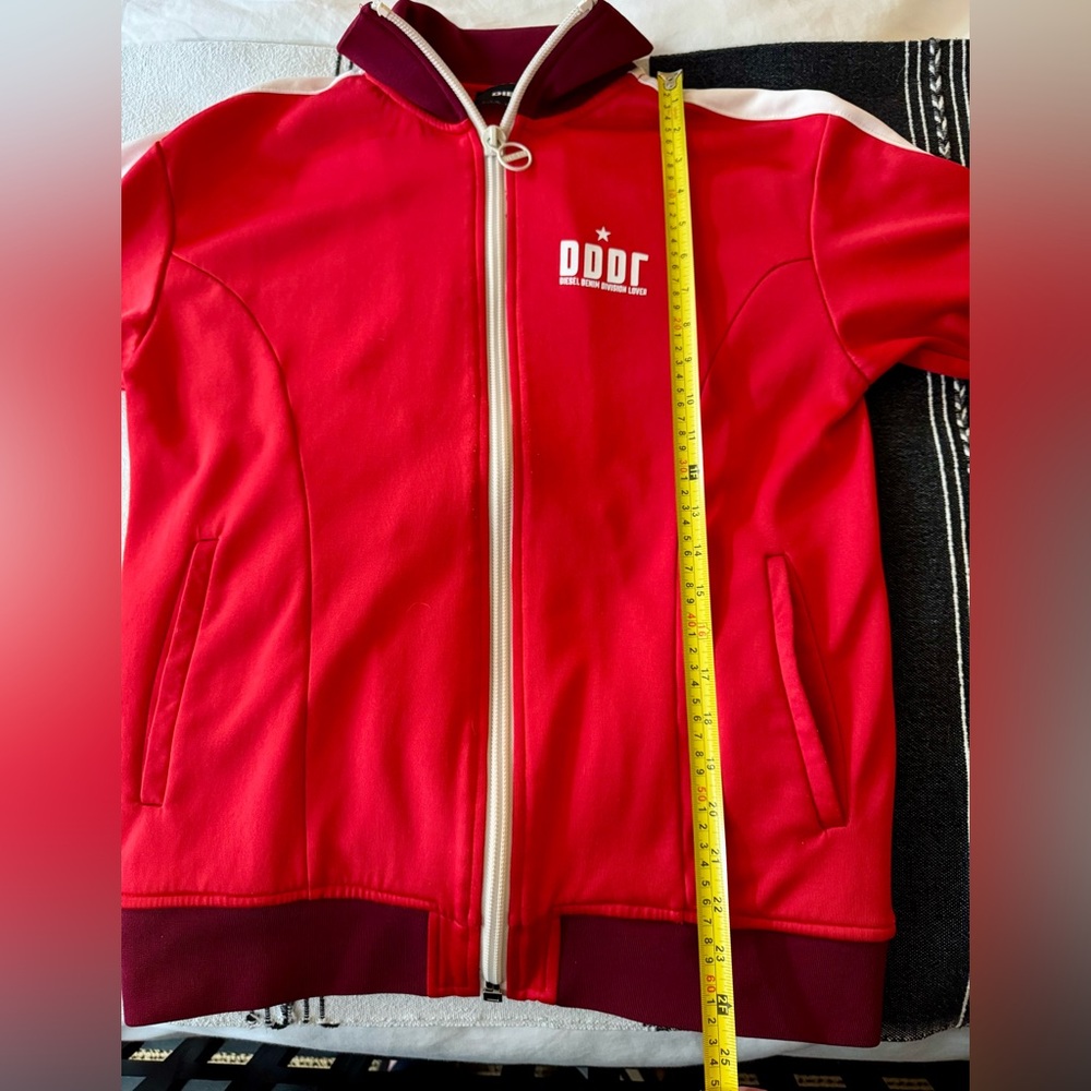 Diesel Men’s Red Track Jacket with DDDL logo size L - Picture 9 of 10